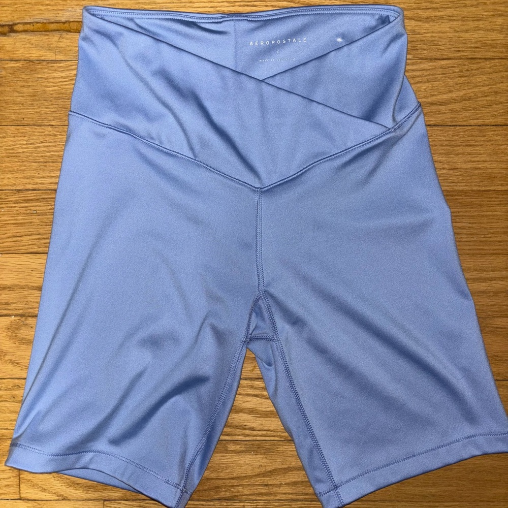 Aeropostale Women's Light Blue Bike Shorts